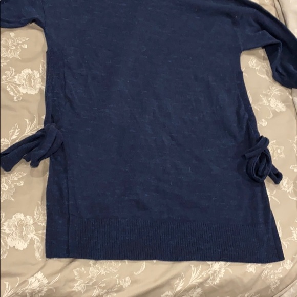 Nordstrom Oversized Merino Wool Side Tie Tunic Sweater - Picture 2 of 11